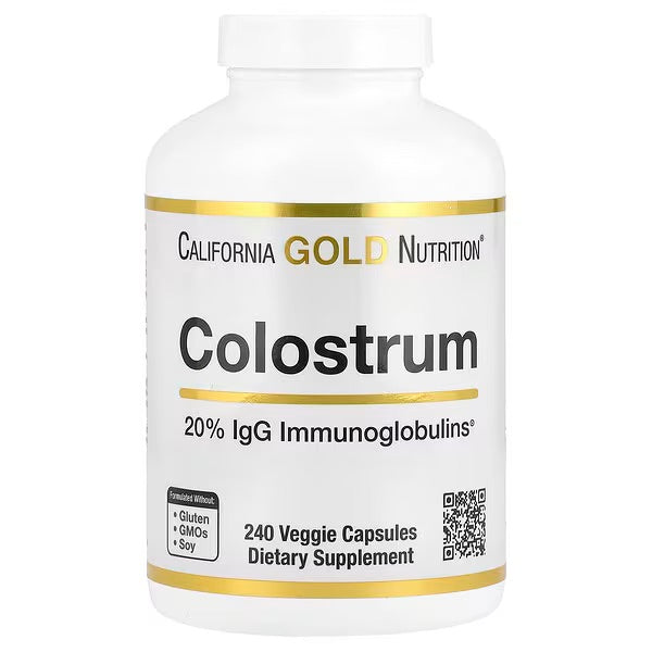 California Gold Nutrition, Colostrum, 240 Veggie Capsules